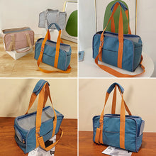 Load image into Gallery viewer, HiFuzzyPet Canvas Cat Carrier Bags with Pocket, Pet Carrier Purse
