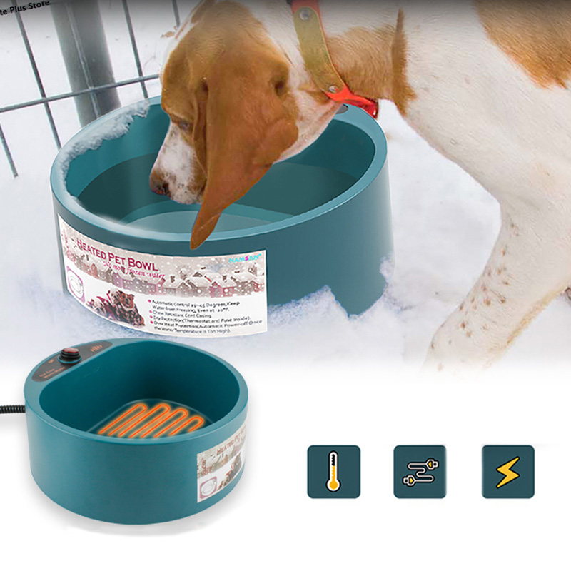HiFuzzyPet Winter Heating Water Bowl For Pets