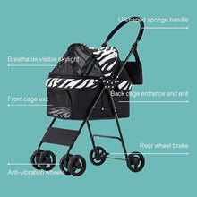 Load image into Gallery viewer, HiFuzzyPet Lightweight Dog Stroller with Bag
