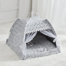 Load image into Gallery viewer, HiFuzzyPet Stylish Sunshade Pet Cats Tent Bed
