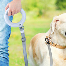 Load image into Gallery viewer, HiFuzzyPet LED Dog Leash with Hidden Garbage Bag Storage
