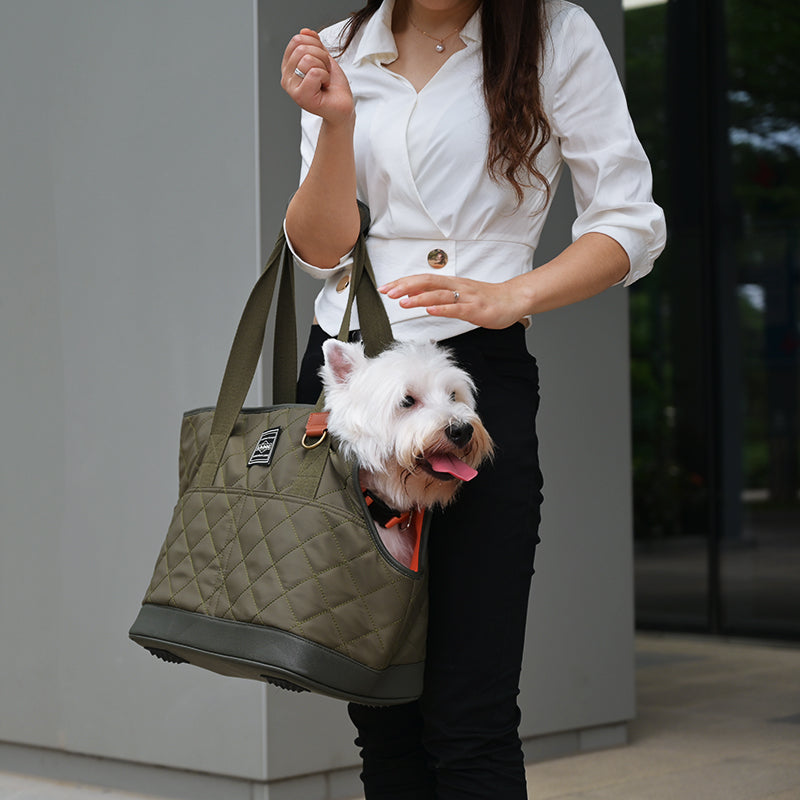 HiFuzzyPet Stylish Soft-Sided Dog Purse, Pet Tote Bag