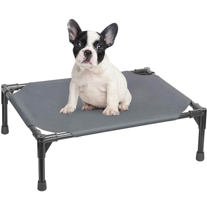 HiFuzzyPet Elevated Dog Bed Dog Cot with Mesh Center