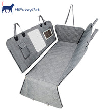 Load image into Gallery viewer, HiFuzzyPet Detachable Waterproof Dog Car Backseat Cover Against Dirt and Pet Fur
