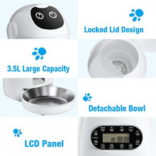 Load image into Gallery viewer, HiFuzzyPet Intelligent Voice Automatic Timing Pet Feeder

