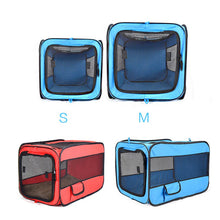 Load image into Gallery viewer, HiFuzzyPet Folding Comfortable Dog Travel Crate
